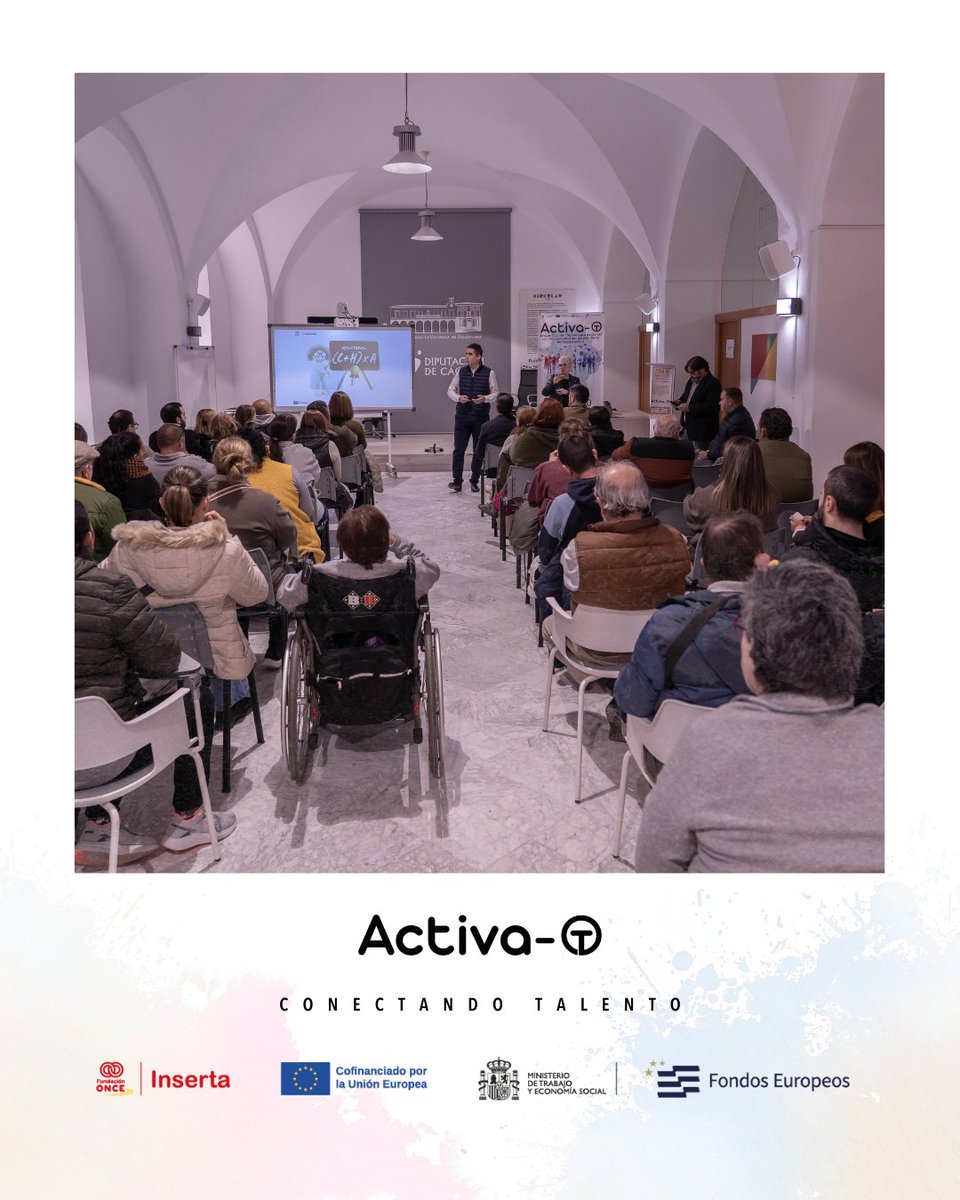 portalento_'s tweet image. La semana pasada cerramos el penúltimo evento #ActivaTE del año en Valencia de Alcántara enfocado a la mejora de la empleabilidad de personas con #discapacidad del ámbito rural de #Extremadura. 

Queremos agradecer el gran trato recibido en todas las instancias de la localidad y