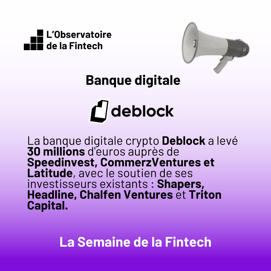 L'Observatoire de la Fintech tweet media