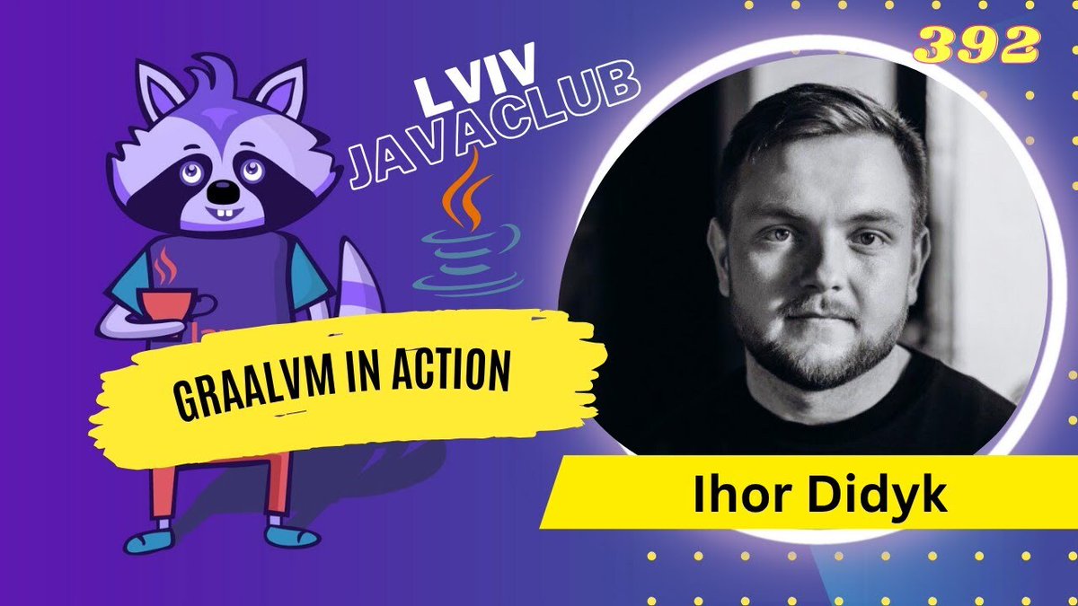 banadiga's tweet image. Lviv JavaClub [Event 392] Polyglot Without Barriers GraalVM in Action by Ihor Didyk #lvivjavaclub #javaclub youtube.com/watch?v=YKZ7-k… 

Review GraalVM isn’t just another JVM — it’s a universal runtime that breaks down language barriers. Java, Python, JavaS… github.com/lvivJavaClub