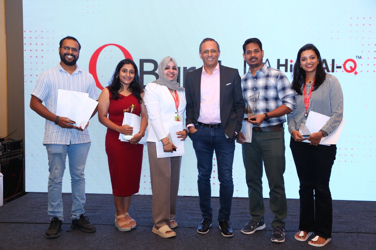 QBurst's tweet image. We hosted the official launch of Changing Fast and Slow by Jeroen Tas at Four Points by Sheraton, Kochi. The event featured insightful discussions on business transformation, AI relevance, and industry trends with Jeroen Tas, Vishal Kulshrestha, and Arun ‘Rak’ Ramchandran.