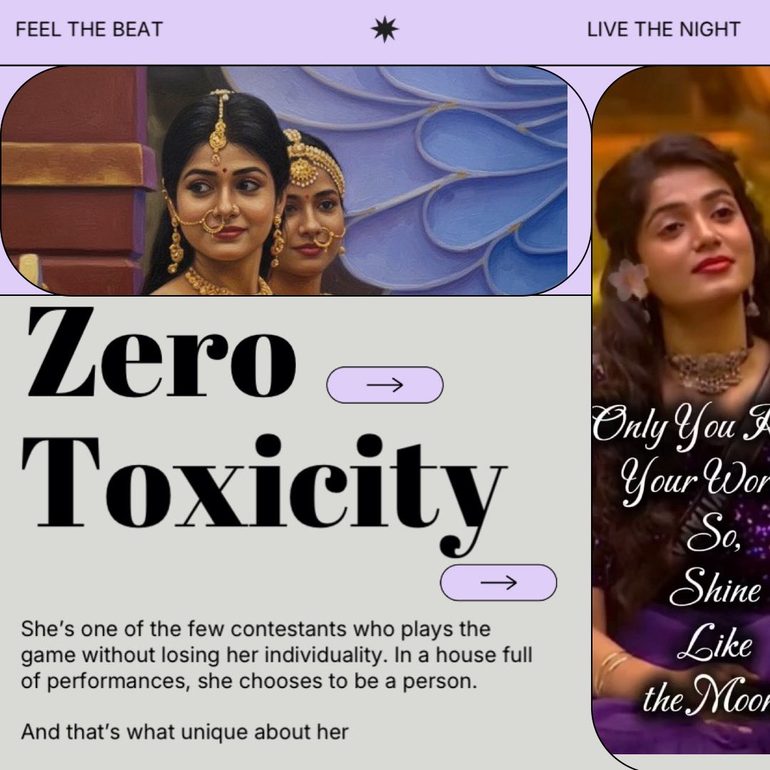 sathiyavathi's tweet image. She contributes, she participates, she entertains — without crossing lines or becoming toxic. That balance is rare in Bigg Boss.

#Viyanaarmy #Viyana #BiggBossTamilSeason9 #BiggBossTamil9