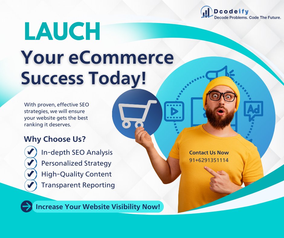 Dcodeify's tweet image. Every day you wait, your competitors take your clicks, your customers, and your growth.
 Ready to take back what’s yours?
Let’s launch your eCommerce success today! 💥
👉 Explore more: dcodeify.com
#EcommerceGoals #ecommercewebdesign #DigitalMarketing