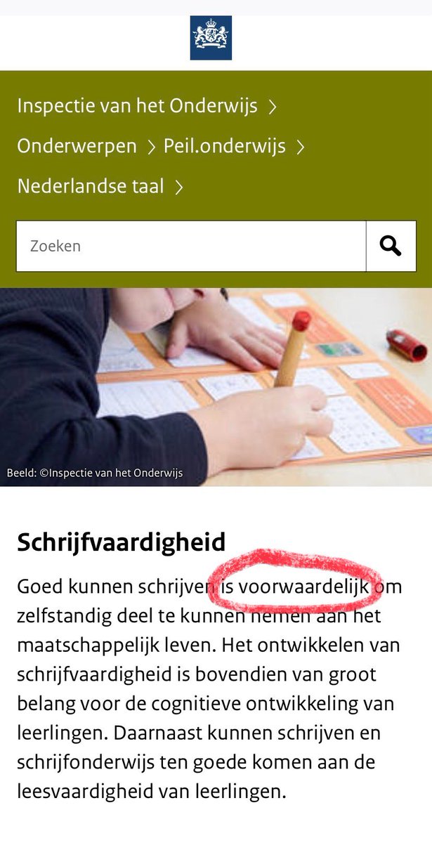 Taaldokter's tweet image. Zolang de inspectie zelf dat onderwijsgruwelwoord &apos;voorwaardelijk&apos; gebruikt in plaats van &apos;een voorwaarde&apos; komt het natuurlijk allemaal niet goed.