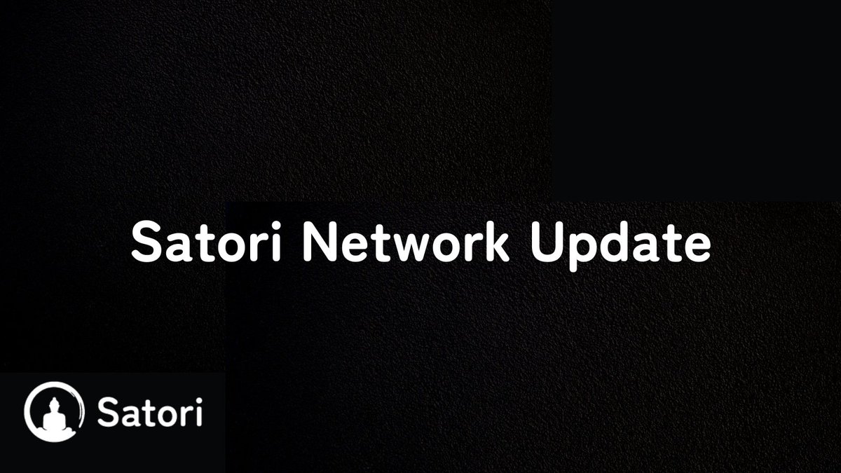SatoriAssoc's tweet image. Satori Network Update:  

The Satori network is currently experiencing issues that have caused missed daily distributions over the past month. We want to be fully transparent — the network is not functioning as intended, and we recognize the impact this has had on everyone.…