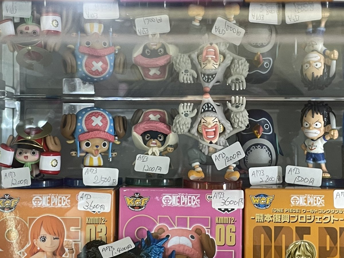 ☆A173ケースに入荷しました!! ワンピースフィギュア 各種