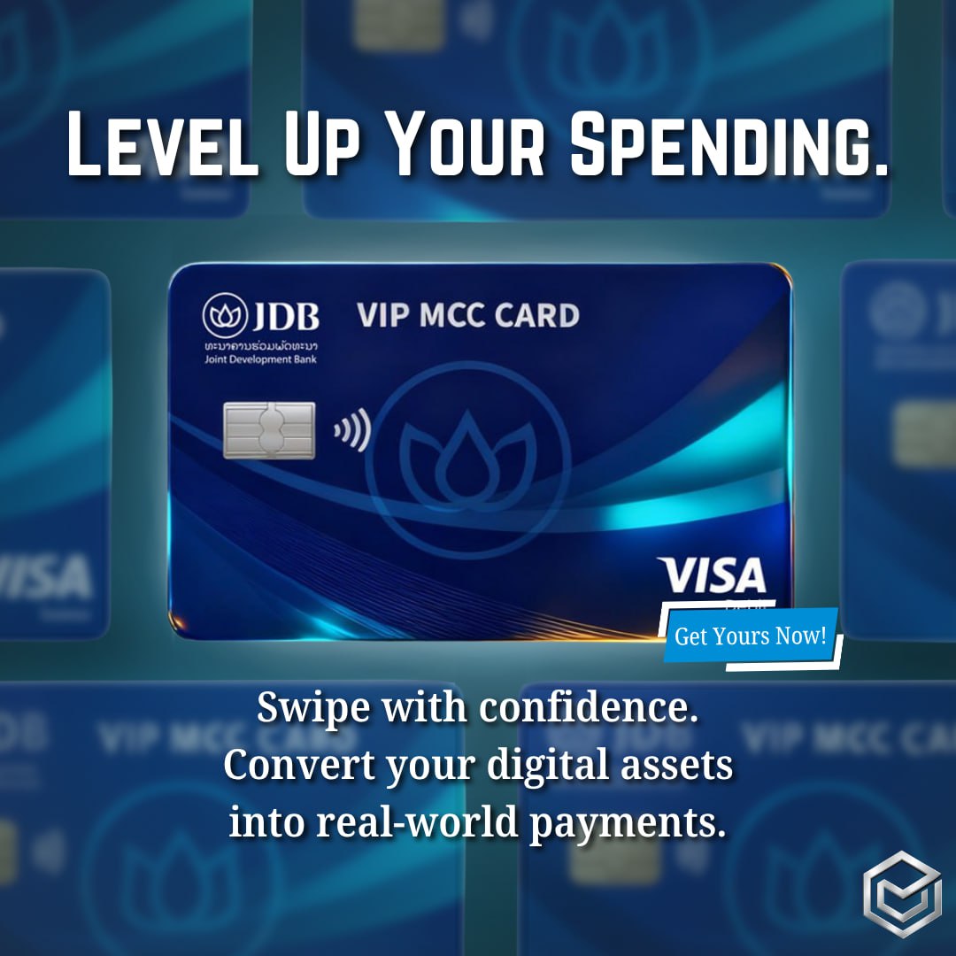 MetaCardGlobal's tweet image. Tap in. Cash out. Live better.
Your MCC Visa Card is built for your lifestyle. 💙✨

🔗 Apply now: app.metacardgroup.com
#MCCCryptoCard #MetaMCC #TravelSmart #VisaLifestyle #JDBCard #MCCCard #GlobalAccess #CryptoToCash #TapAndGo