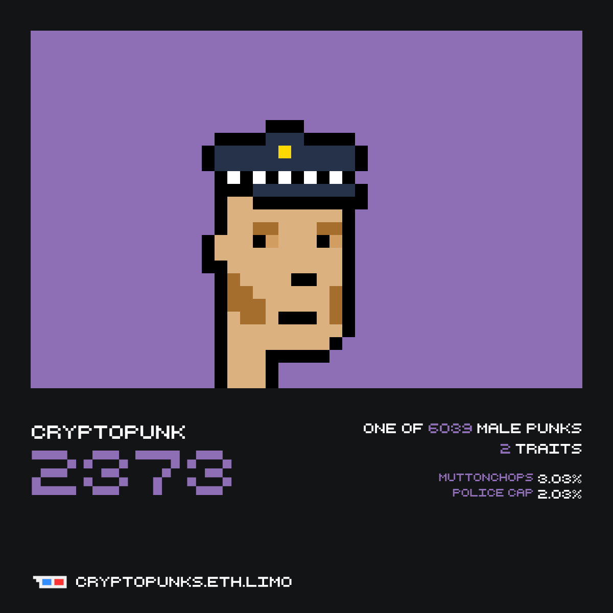 🚨 CryptoPunk #2373 received a bid for Ξ29.000 ($81,931) on the CryptoPunks marketplace

from: 0x084...714c2

Punk profile: cryptopunks.eth.limo/details/2373
Etherscan: etherscan.io/tx/0x550c3382b…

$CIG: 100K CIG unclaimed for this token
