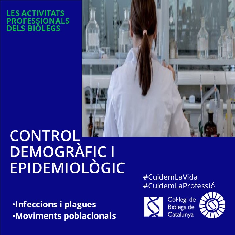 BiolegsCAT's tweet image. Quines són les professions de la #Biologia⁉️

Els #Biòlegs i #Biòlogues #CuidemLaVida i, ara més que mai, s&apos;ha posat en relleu el seu treball en el control demogràfic i la #epidemiologia.

🔗 cbiolegs.cat/sortides-profe…