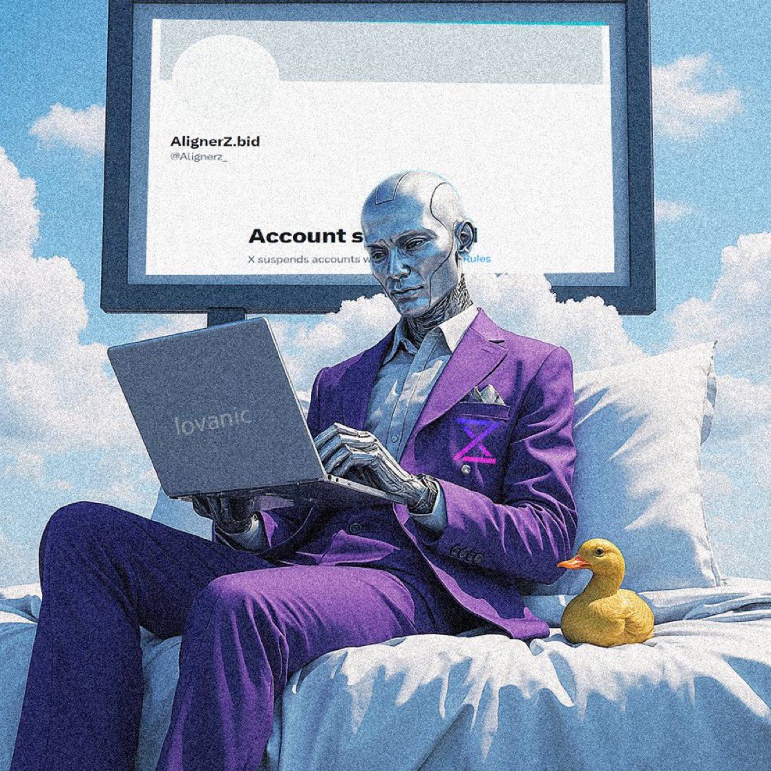 lovaniceth's tweet image. Suspension couldn&apos;t stop the math. 

AlignerZ’s X account [@AlignerZ_ ] got suspended….not for scamming. not for rugging. not for broken promises.
but For being too based. 💀

Meanwhile:
Projects with 6-month team vests: ✅ Active Projects with no real product: ✅ Verified…