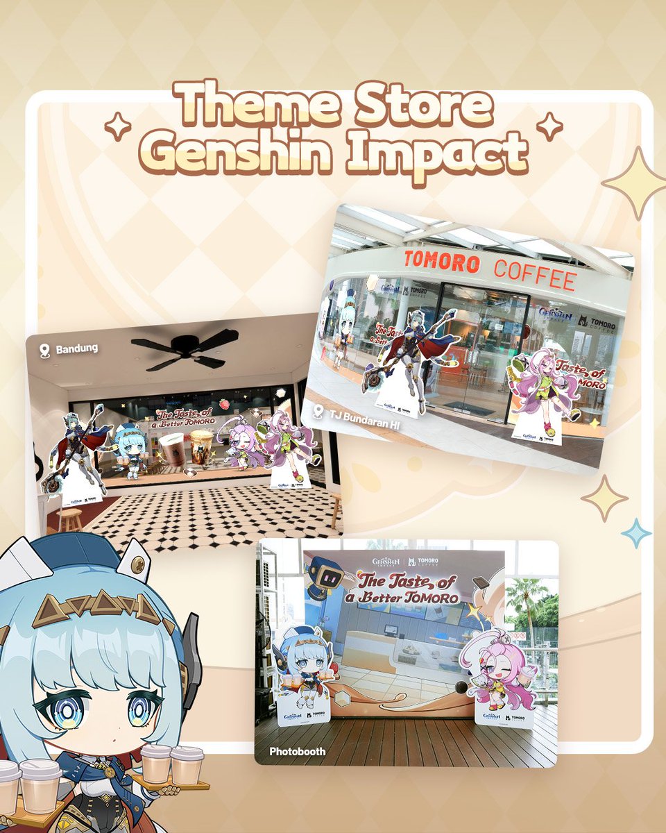 Genshin__Update's tweet image. Genshin Impact x TOMORO Collaboration in Indonesia Theme Stores
instagram.com/p/DRbk1RmE3U6/…
#GenshinImpact #原神 #원신