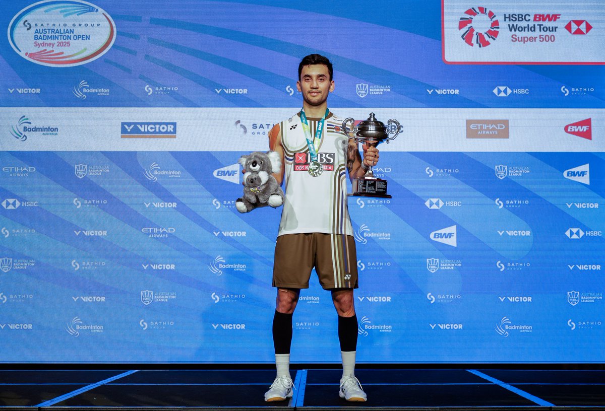 AmdavadOlympics's tweet image. Remarkable performance by @lakshya_sen , clinching gold at the Sathio Australian Open 2025.  #WallOfChampions

A proud moment for Indian badminton! ️

#GSID #GujaratSportsInfrastructureDevelopment #India #Sports
