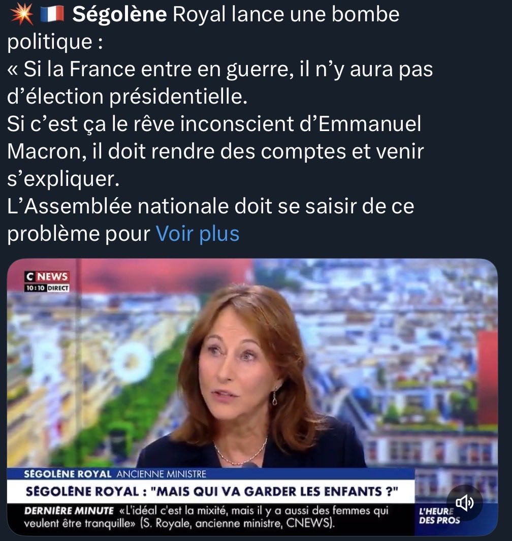 On a les politiques qu’on mérite.
Et là, clairement, on a tiré les fonds de tiroir.

Toujours les mêmes : aucune compétence sur le sujet, mais une tribune garantie. On les invite, ils brodent, ils balancent leurs angoisses personnelles comme si c’était une ligne stratégique, et
