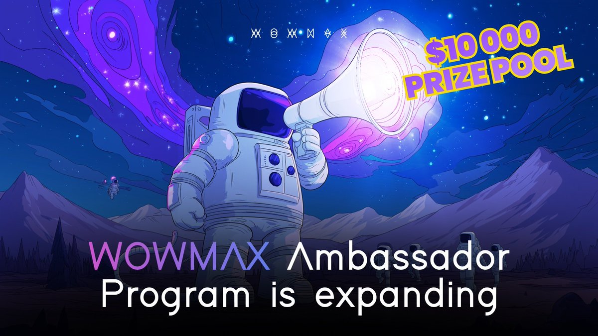 Web3baddie_'s tweet image. The @WowmaxExchange fam is growing — and there’s room for more builders.
If you enjoy creating, educating, and pushing DeFi forward, this is your lane.

Join the Ambassador Program, complete tasks, share your voice, and earn future WOWMAX rewards.

Start👇
docs.google.com/forms/d/1XTrt9…