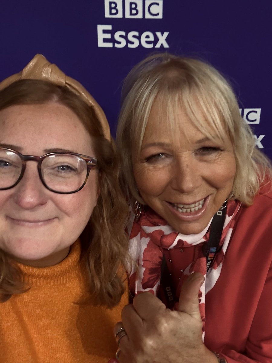 KatieMahady's tweet photo. Another fab visit to lovely @sadienine yesterday, lots of fun, a few cooking tips and plenty of laughs! 
I hope your dinner party went amazingly… question is… how was the turkey? 🦃 ☺️ @BBCEssex https://t.co/ypPYTfsl6y