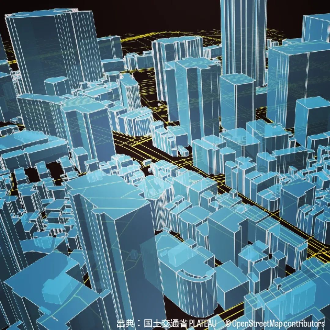f062jjb's tweet image. QGISの練習。
都市の3Dモデルを作成してみるなど。

【データ出典】
出典：国土交通省 PLATEAU
© OpenStreetMap contributors 

#QGIS #qgis2threejs #citygml #新宿 #plateau