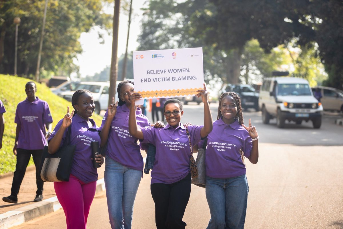 And then we marched to end digital violence against women and girls — with men standing strong as changemakers, championing safer online spaces for all. #ENDigitalViolence #16DaysofActivism