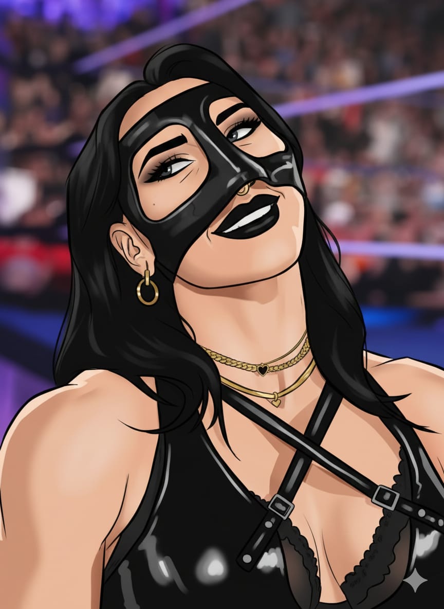 WRESTLINGEA's tweet image. @RheaRipley_WWE @TheAJMendez capitan and co capitan #WWERaw #wwewargames