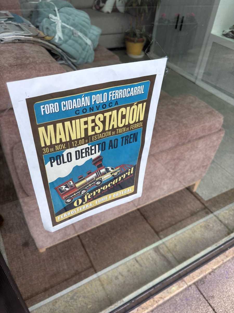 El domingo hay una manifestación muy importante para Ferrol. Porque merecemos lo mismo que los demás. Y esta semana daremos la turra con ello en la 📻✊🏻