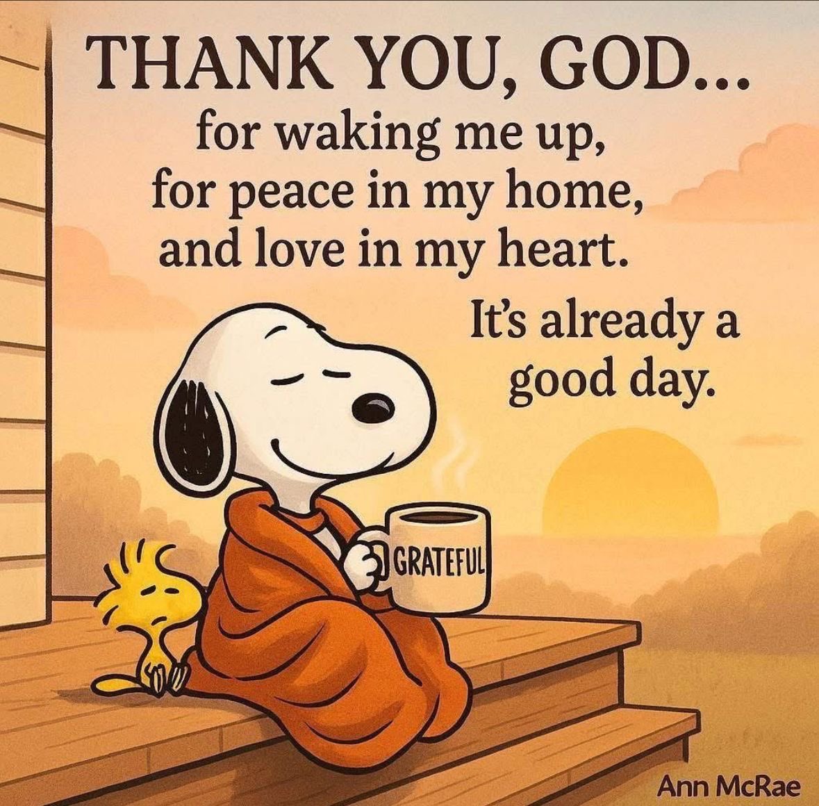 Good Monday Morning X Family ☕️🇺🇸 I hope something good happens to you today 🌄