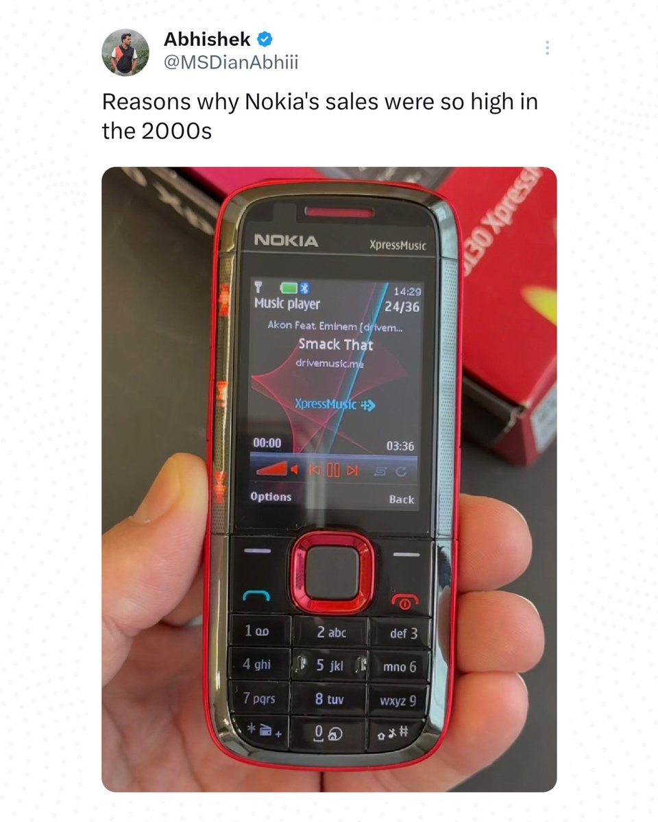 Tech_Informer_'s tweet image. The era when Nokia ruled the playlist and the market.

#Techinformer #Nokia