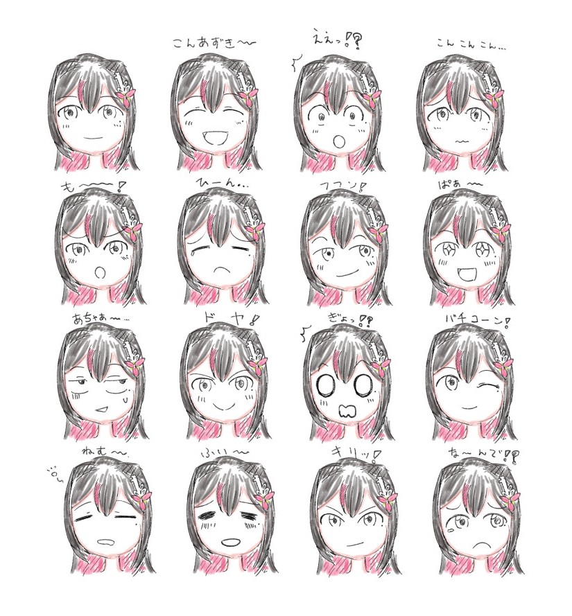 mukai_fuuki's tweet image. 表情練。どんな顔をさせても推しがかわいい。
#AZKiART