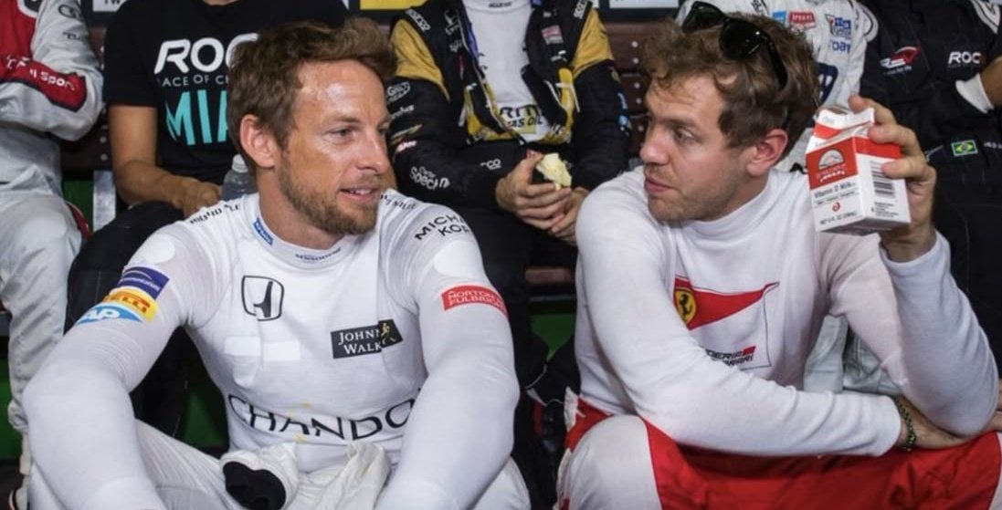 VettelSeb05's tweet image. Jenson and Seb ❤️