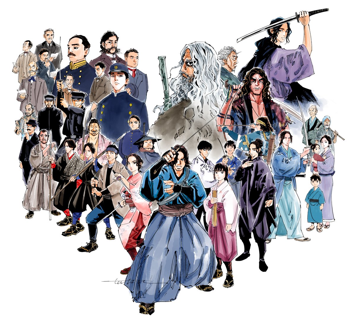 k_tatsuz's tweet image. シーズン２はいつ観れるかな〜楽しみができて嬉しい。漫画版イクサガミも頑張ります。
#イクサガミ  #LastSamuraiStanding