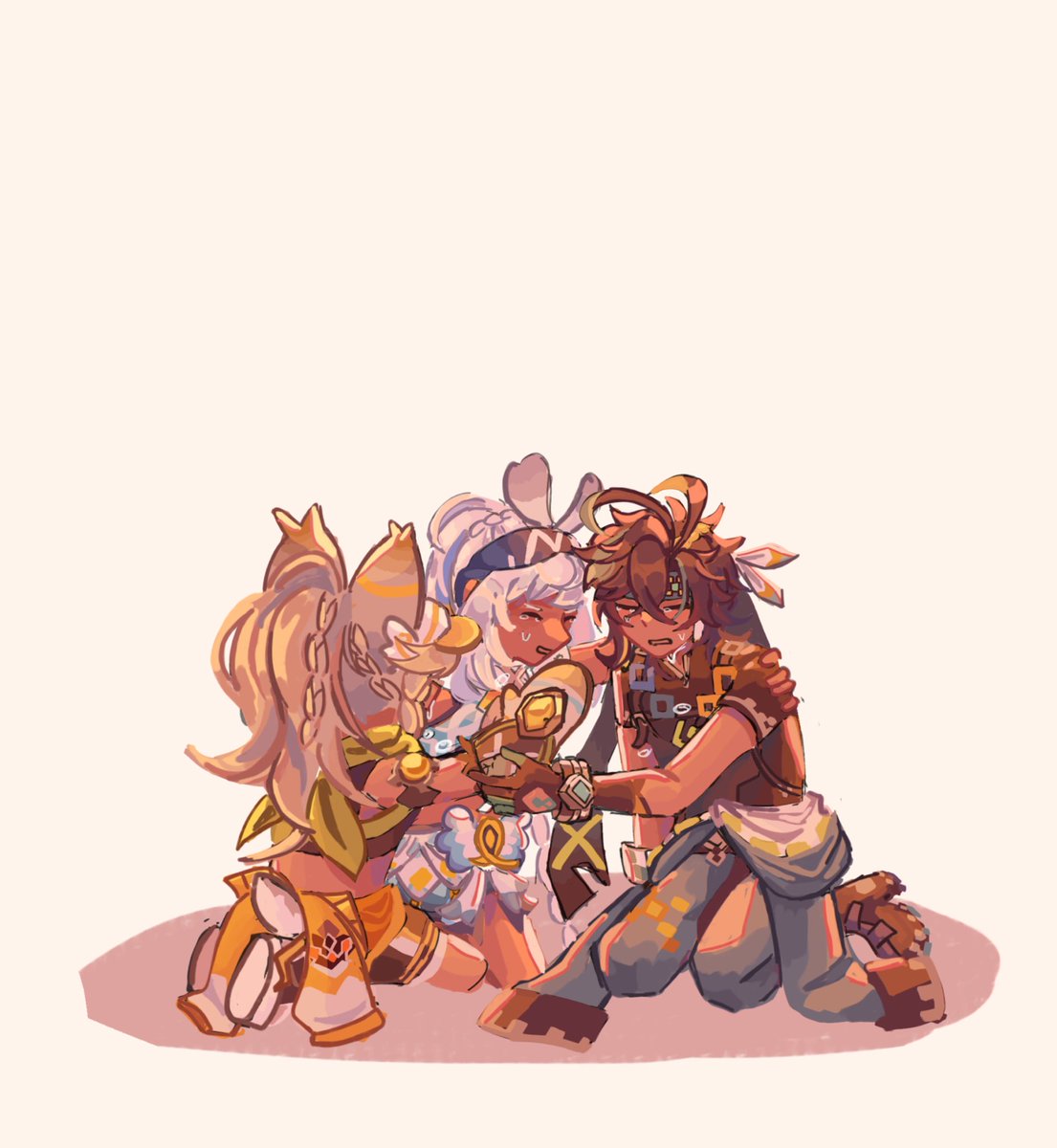 Randomly286's tweet image. After the war #kinich #Mualani #kachina