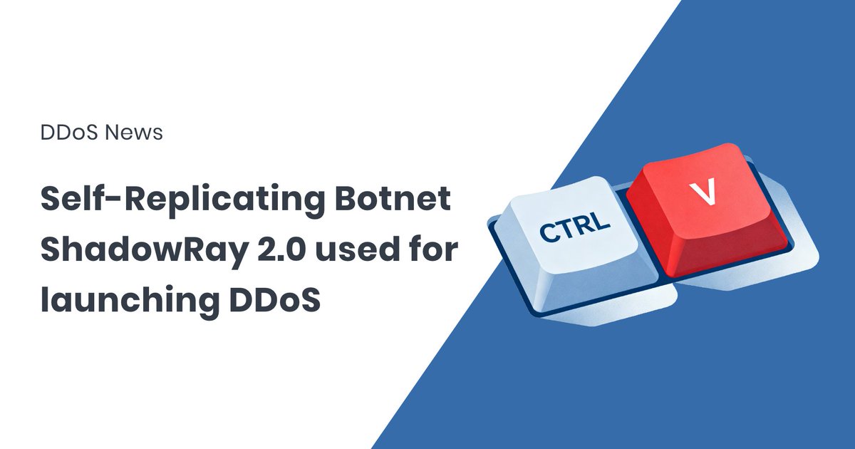 FastNetMon's tweet image. 🚨 DDoS News: Self-replicating botnet ShadowRay 2.0 targeting internet-exposed Ray clusters, turning them into DDoS machines and cryptominers. Over 230,000 clusters are at risk worldwide.

Read more: eu1.hubs.ly/H0pV5_w0

#DDoS #DDoSNews #Botnet #Cybersecurity #NetworkSecurity