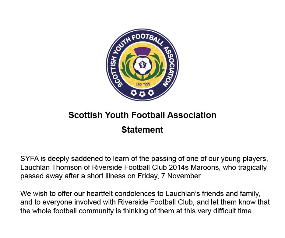Scottish Youth FA tweet media