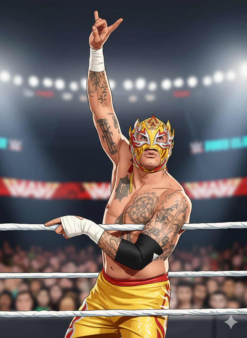 WRESTLINGEA's tweet image. @ReyFenixMx #smackdown #ANIMO