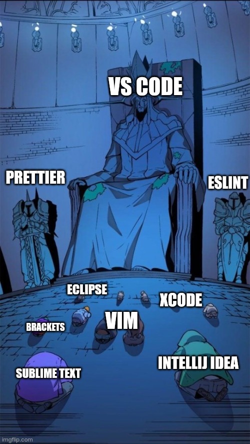 _devJNS's tweet image. vscode - the king of coding editors 
facts or not?