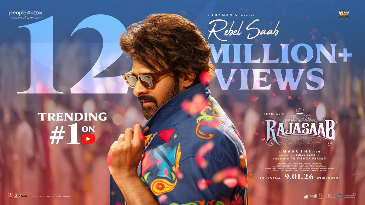 rajasaabmovie's tweet image. #RebelSaab is putting on a SHOW 🔥🔥

- youtube.com/watch?v=k3p8CI…

#Prabhas #TheRajaSaab