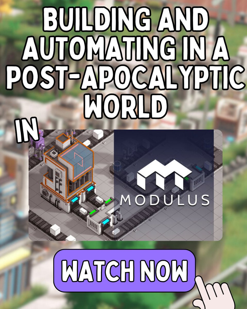 indiebrewau's tweet image. It&apos;s time for another Demo Disc playthrough! This time Bec is diving into Modulus - a factory automation game.

Check out her playthrough here 👉youtu.be/vl-SmbbodmM

#indiegames #demodisc #modulus @happyvolcanogames