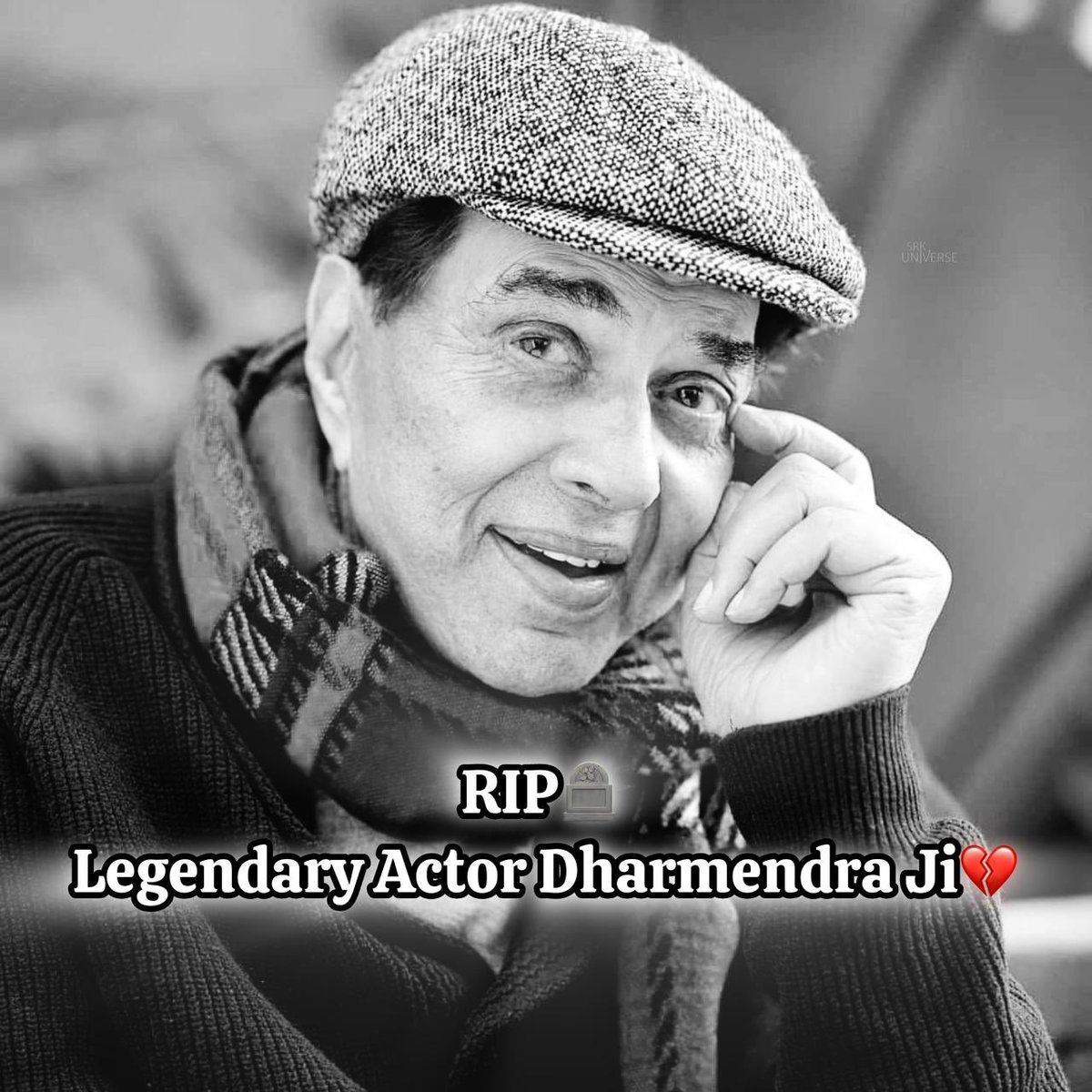The screen loses its warmth today, but his charm, smile, and spirit will forever shine in Indian cinema. Rest in peace, Dharmendra ji. 🕊️

<a href="/iamsrk/">Shah Rukh Khan</a> #DharmendraDeol #ShahRukhKhan #KingKhan #SRK #King