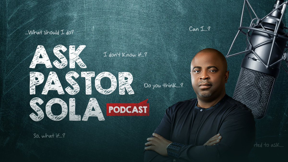 The wait is over! The #AskPastorSola Podcast is live. Real questions, biblical answers. 

Watch Episode 1 now on YouTube and don't forget to share. 

Every Monday, 12 noon.