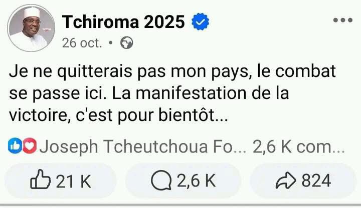 🔴🇨🇲 | Les archives , La VAR. 
Les hommes mentent mais les ecrits restent. Que la honte vous ronge.