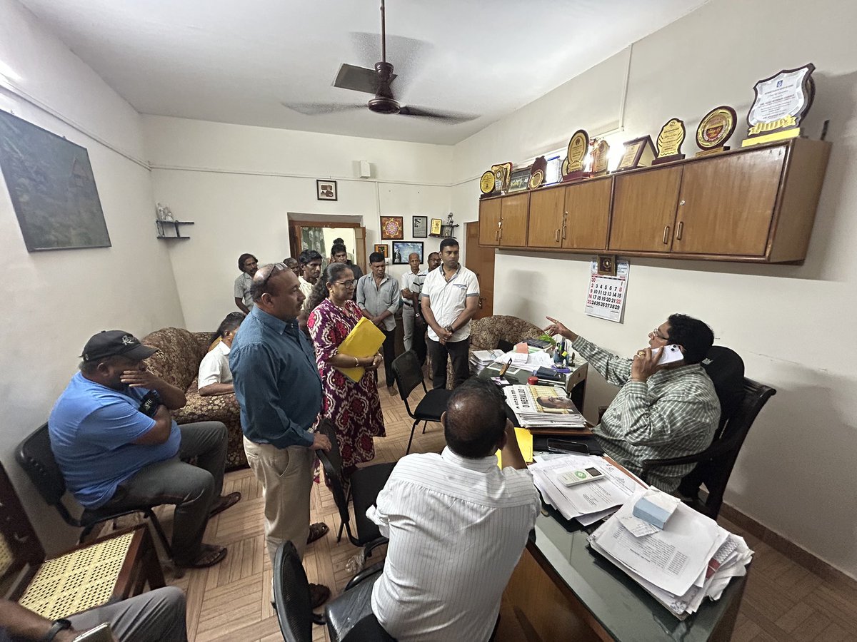 Held a productive meeting with the WRD team including the Executive Engineer, Assistant Engineer, and Junior Engineer at our office to review and coordinate ongoing water resource initiatives for Manora.