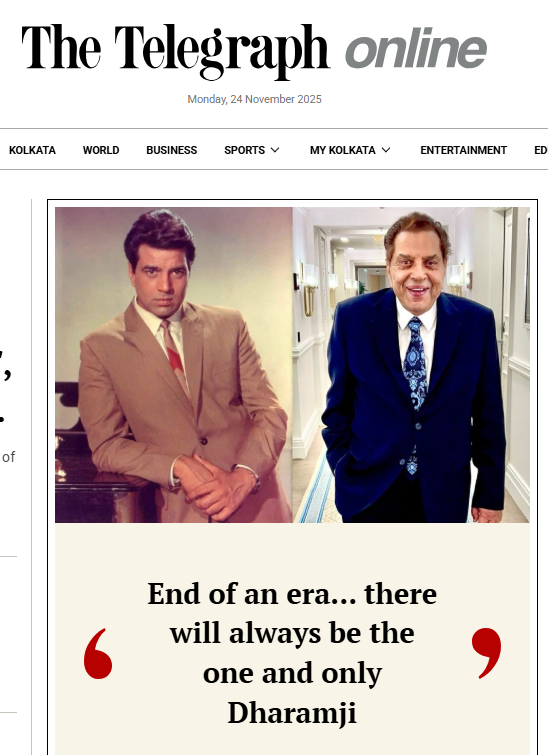 anujdhar's tweet image. Never saw him for real. But he was part of our childhood and growing up years. Now gone forever. 

#DharmendraDeol 🙏