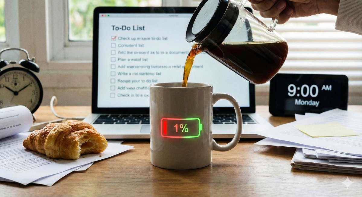 DaoduTaiwo2's tweet image. Monday Battery Check:
​⬜️⬜️⬜️⬜️⬜️ Physical Energy
⬛️⬛️⬛️⬛️⬛️ Caffeine Levels
⬜️⬜️⬜️⬜️⬜️ Patience
​Currently operating on emergency power. Where are you at right now? Drop a percentage. 👇