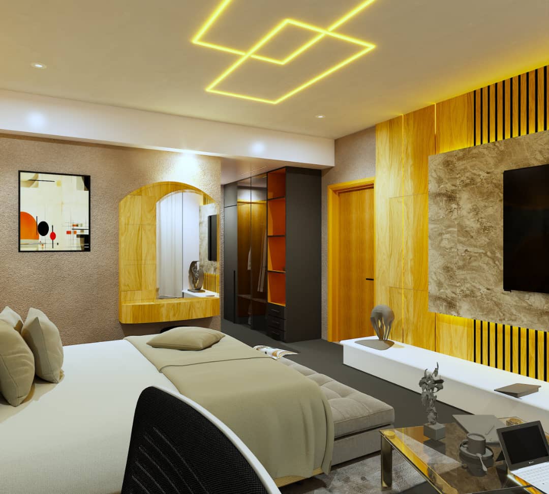 NsikakEss's tweet image. Modern comfort meets minimal elegance — a bedroom designed for calm, class, and functionality. #InteriorDesign #ModernLiving  #DesignDaily #MinimalistDesign