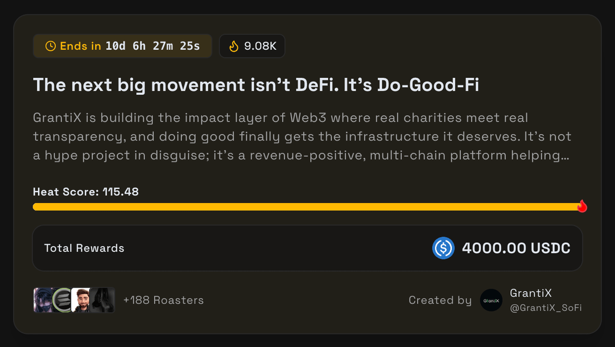 Quick update roasters, read this 🚨

We just pushed an update to the campaign docs after noticing a lot of you were missing key parts in your roasts. Too many bangers but not enough "purpose"

To keep things transparent, we’ve made the docs way clearer and straight to the point.