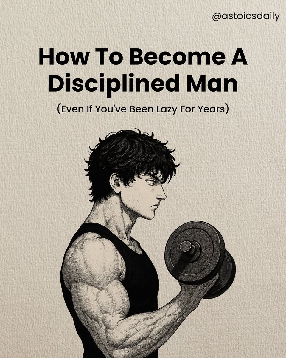 How to Become a Disciplined Man

(Even if you have been Lazy for years)

-Thread-