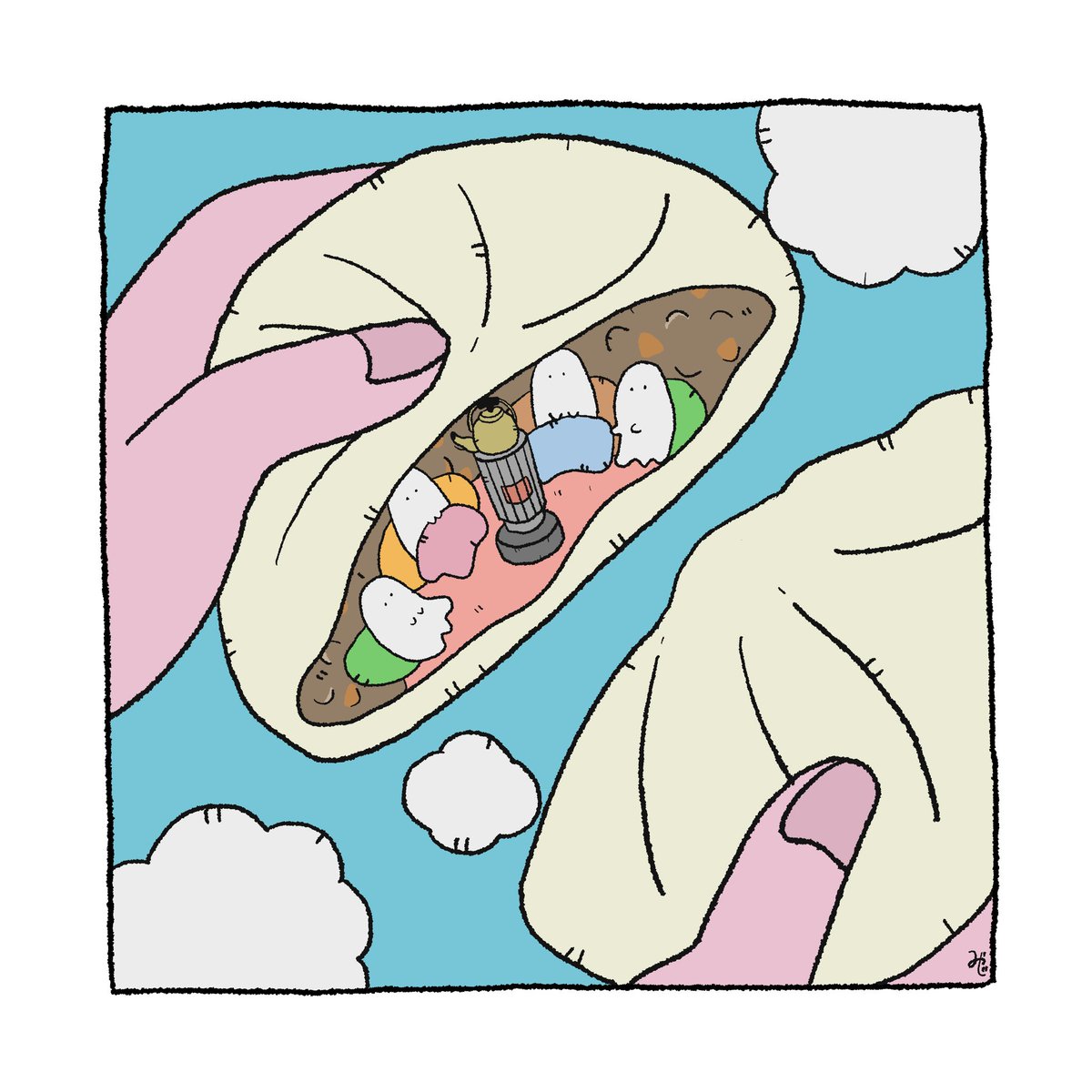 ほかほか肉まんの中身は、、、