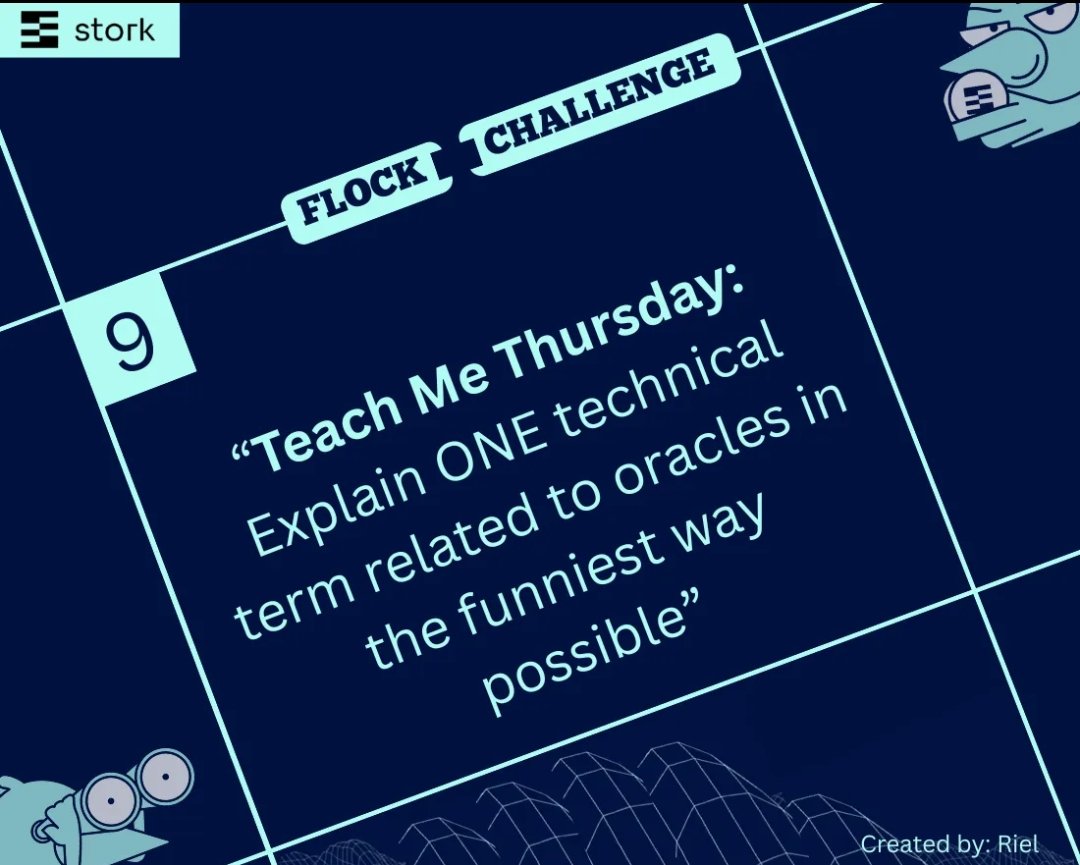 Pepsi4real1's tweet image. Kicking off day 9 of the @StorkOracle Flock Challenge.

One technical term or Oracles is &quot;Decentralized Gossip Engine&quot;

This is the part of the oracle network that spreads information everywhere, ensuring no node feels left out. It works like a group chat where everyone shares