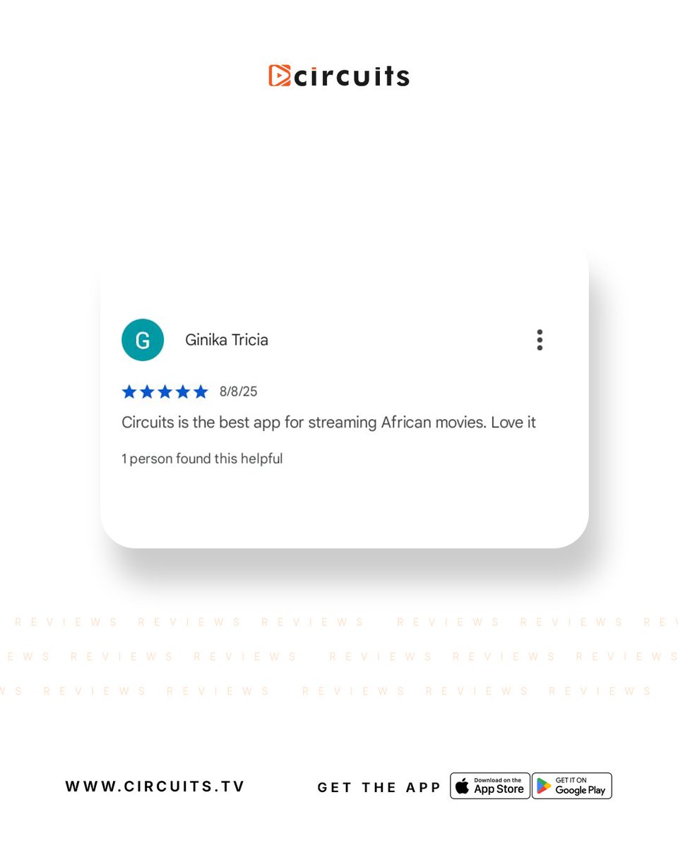 Circuitstreams_'s tweet image. Visit circuits.tv to sign up with your Gmail or Facebook account and explore our movie collections. Also available on major Smart TV brands. 

#Circuits #Circuitstv