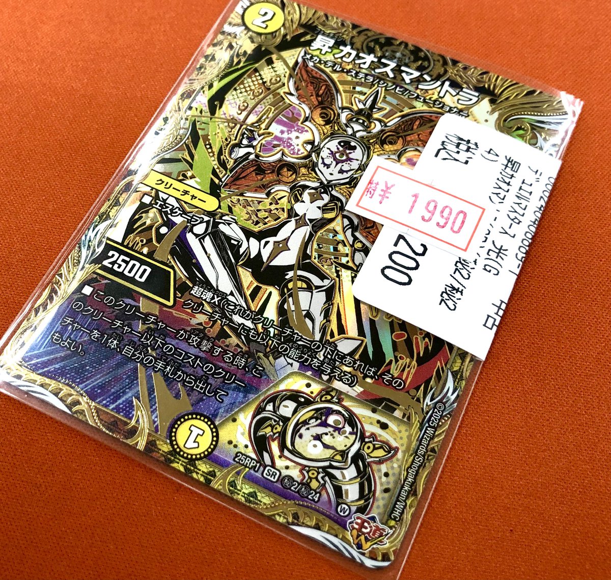 昇カオスマントラ 昇カオスマントラ》SR【DM25-RP1】[?2/?24] | 国内最大級デュエル