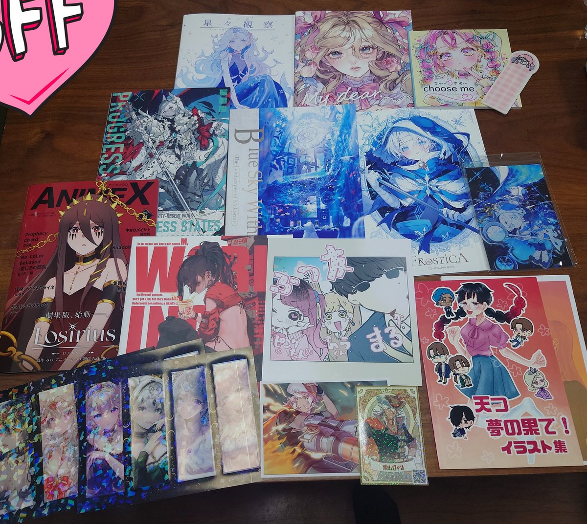 コミティア楽しかった〜✨
全部は回れなかったから次再挑戦したい💪