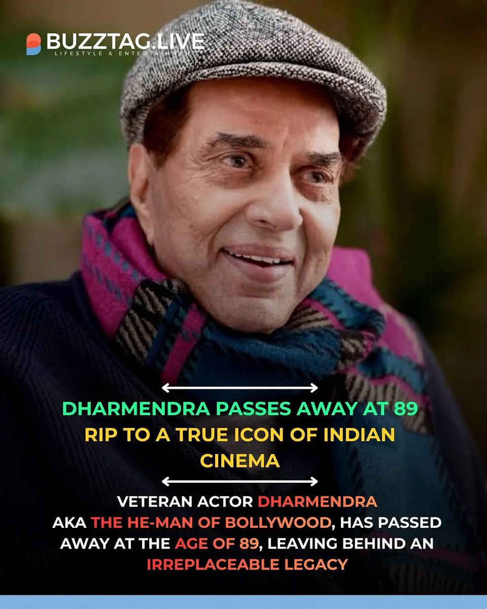 TWITTER HAS CHANGED THE LIKE BUTTON TO BAD NEWS BOLLYWOODS
MOST HANDSOME &amp; LEGENDARY ACTOR DHARMENDRA JI IS NO MORE....💔

Tap check it ❤️ 

Om Shanti...RIP Dharam ji 💔

#Dharmendra || #DharmendraDeol #BollywoodLegend #RestInPeace