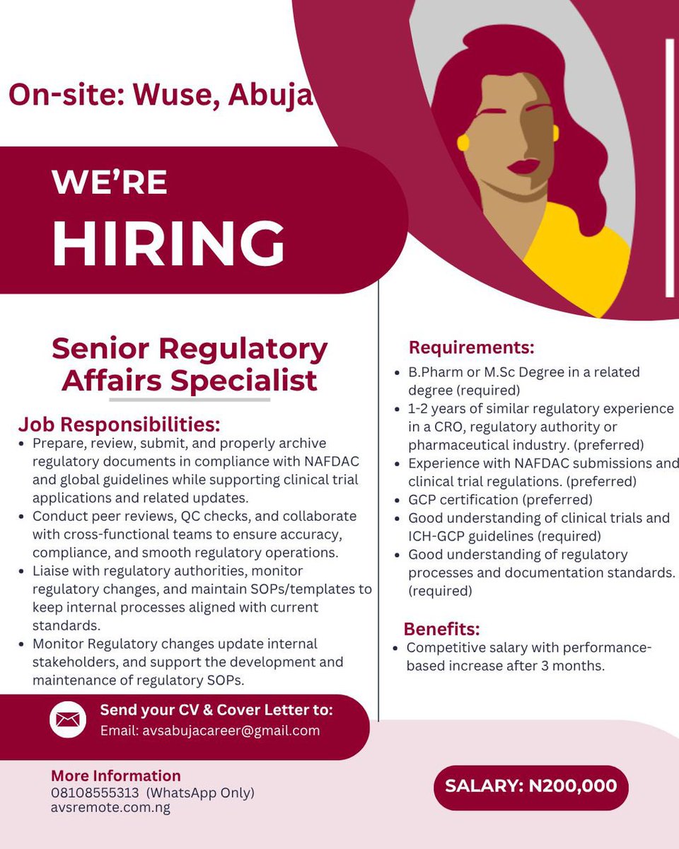 AvocadoVirtual's tweet photo. #jobsearch #jobsinabuja #seniorjobs #jobsinnigerua https://t.co/ZiyLpfVxXw